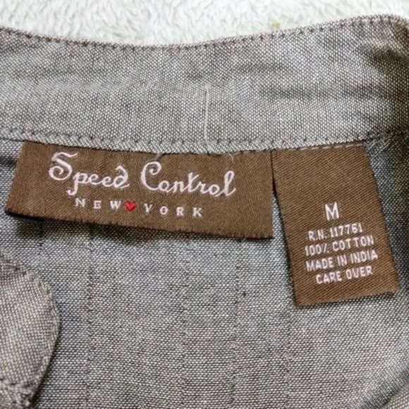 Gray Tunic Top Sz M - Picture 3 of 6